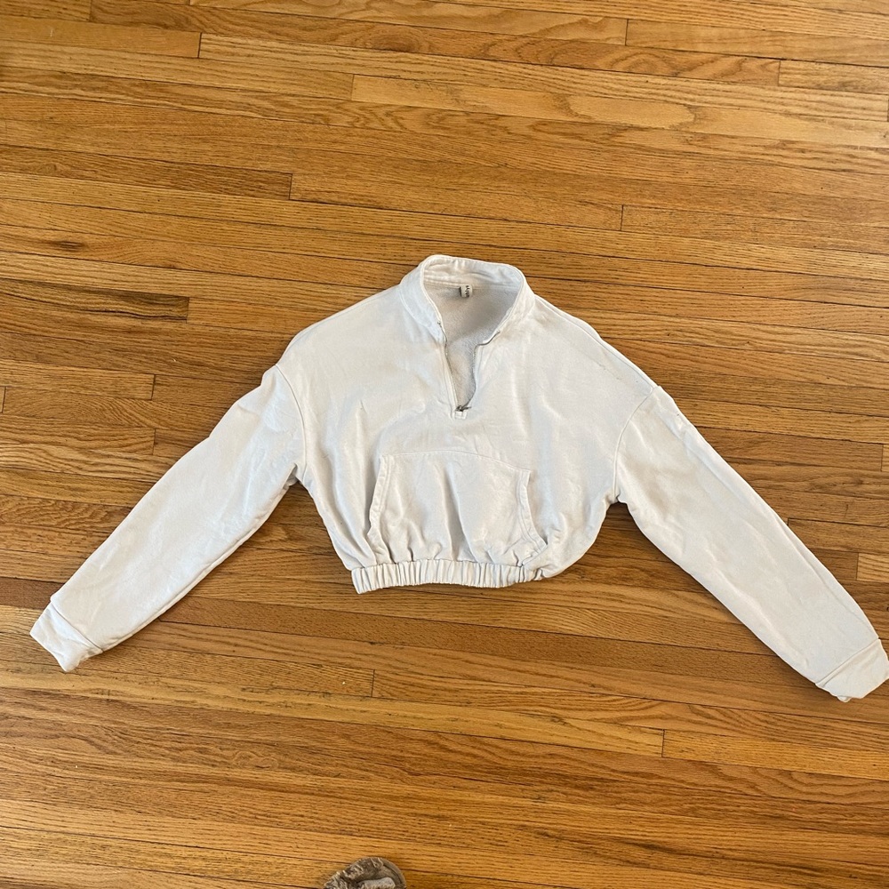 Cropped 1/4 zip